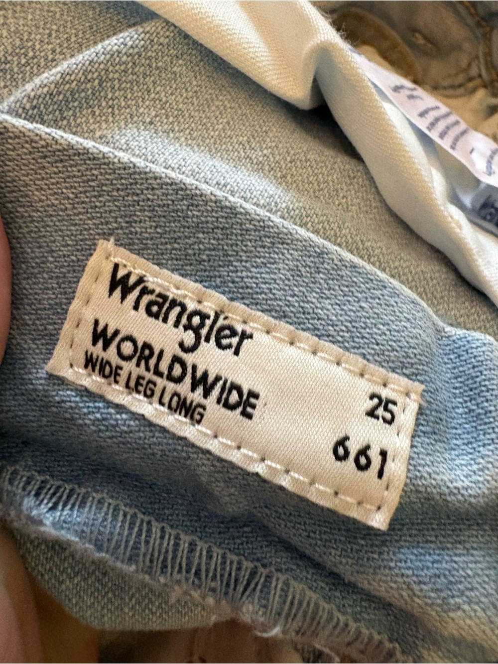 Wrangler Worldwide 661 high rise wide leg jeans - Picture 8 of 9